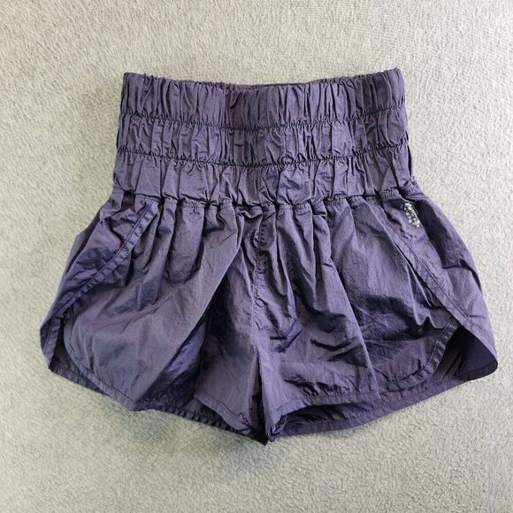 Free People Movement Shorts Womens SP Purple The Way Home High Rise Lined FP - Picture 1 of 15